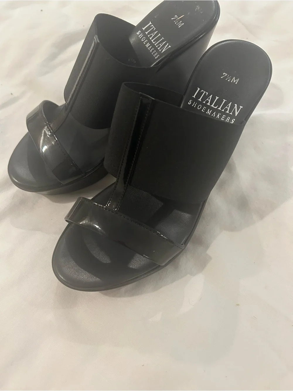 NEW Black Italian Platform Sandal